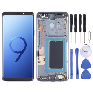 Écran LCD OLED pour Samsung Galaxy S9+ SM-G965 Assemblage complet du numériseur avec cadre (Gris) SH100H566-20