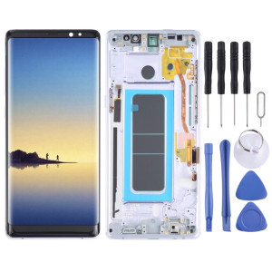 Écran LCD OLED pour Samsung Galaxy Note 8 SM-N950 Assemblage complet du numériseur avec cadre (Violet) SH101P167-20