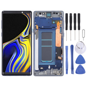 Écran LCD OLED pour Samsung Galaxy Note9 SM-N960 Assemblage complet du numériseur avec cadre (Bleu) SH102L1277-20