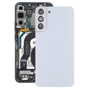 Coque arrière de batterie pour Samsung Galaxy S22+ 5G SM-S906B avec cache d'objectif d'appareil photo (blanc) SH02WL482-20