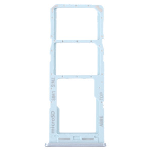 Pour Samsung Galaxy M23 SM-M236B Plateau de carte SIM d'origine + Plateau de carte SIM + Plateau de carte Micro SD (Bleu) SH408L1019-20