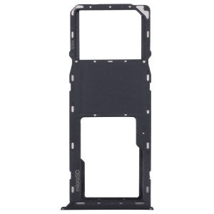 Pour Samsung Galaxy A03s SM-A037U Plateau de carte SIM d'origine + plateau de carte Micro SD (Noir) SH533B479-20