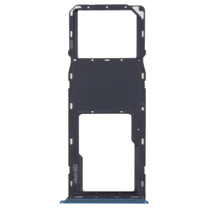 Pour Samsung Galaxy A03s SM-A037U Plateau de carte SIM d'origine + plateau de carte Micro SD (Bleu) SH533L1098-20