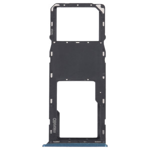 Pour Samsung Galaxy A03s SM-A037U Plateau de carte SIM d'origine + plateau de carte Micro SD (Bleu) SH569L1405-20