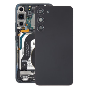 Pour Samsung Galaxy S23 + SM-S916B Couvercle arrière de batterie en verre OEM avec couvercle d'objectif d'appareil photo (noir) SH64BL223-20