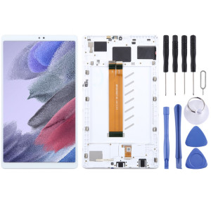 Pour Samsung Galaxy Tab A7 Lite SM-T220 WiFi Edition Original Écran LCD Numériseur Assemblage Complet avec Cadre (Blanc) SH775W1234-20
