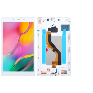 Pour Samsung Galaxy Tab A 8.0 2019 SM-T295 LTE édition originale écran LCD numériseur assemblage complet avec cadre (blanc) SH778W973-20