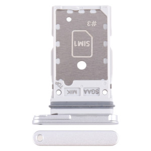 Pour Samsung Galaxy S23 FE SM-S711B Plateau de carte SIM + SIM d'origine (argent) SH824S1990-20