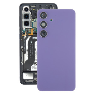 Pour Samsung Galaxy S24 SM-S921B Couvercle arrière de batterie OEM avec couvercle d'objectif d'appareil photo (violet) SH68PL1316-20