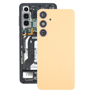 Jaune, Pour Samsung Galaxy S24 + SM-S926B Couvercle arrière de batterie OEM avec couvercle d'objectif d'appareil photo (jaune) SH69YL715-20
