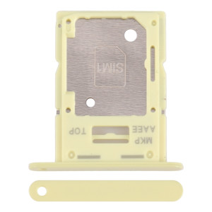 Pour Samsung Galaxy A15 4G SM-A155F Plateau de carte SIM d'origine + Plateau de carte SIM / Micro SD (Jaune) SH993Y460-20