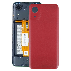 Pour Samsung Galaxy A03 Core SM-A032F Cache arrière de batterie d'origine (rouge) SH87RL1292-20