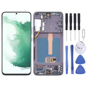 Pour Samsung Galaxy S22+ 5G SM-S906B Écran LCD d'origine numériseur assemblage complet avec cadre (noir) SH114B1101-20