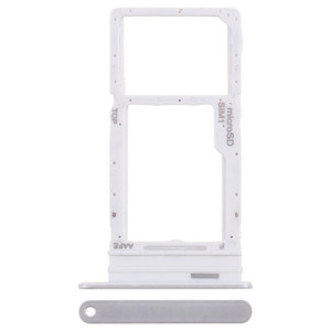 Pour Samsung Galaxy A16 SM-A165F Tiroir de carte SIM d'origine + Tiroir de carte Micro SD (Argent) SH332S476-20