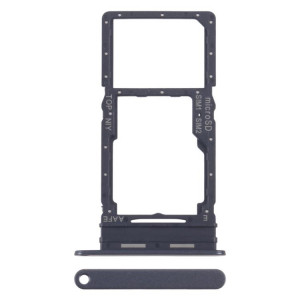 Pour Samsung Galaxy A16 SM-A165F Tiroir de carte SIM d'origine + Tiroir de carte SIM / Micro SD (Noir) SH333B532-20