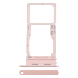 Pour Samsung Galaxy A16 SM-A165F Tiroir de carte SIM d'origine + Tiroir de carte SIM / Micro SD (Rose) SH333F1276-20