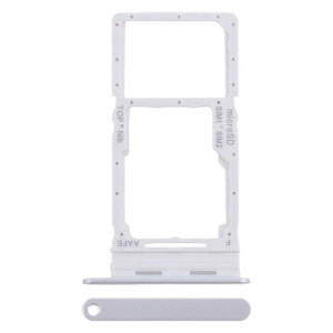 Pour Samsung Galaxy A16 SM-A165F Tiroir de carte SIM d'origine + Tiroir de carte SIM / Micro SD (Argent) SH333S305-20