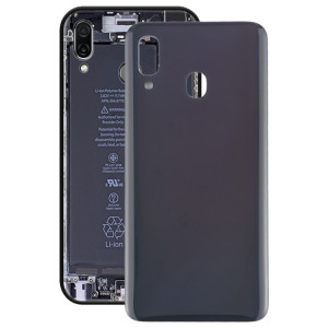 Pour Galaxy A40 SM-A405F/DS, SM-A405FN/DS, SM-A405FM/DS Couvercle arrière de la batterie (Noir) SH25BL252-20