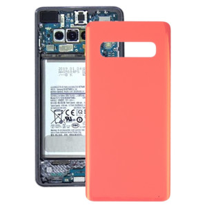 Pour Galaxy S10 SM-G973F/DS, SM-G973U, SM-G973W Coque arrière de batterie d'origine (rose) SH27FL1899-20