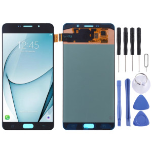 Écran LCD Super AMOLED d'origine pour Galaxy A9 Pro (2016) / A910F Digitizer Full Assembly (Noir) SH36BL815-20