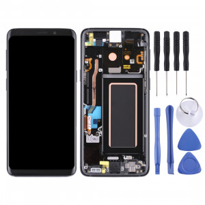 Écran LCD et numériseur complet avec cadre pour Galaxy S9 (noir) SH460B1166-20