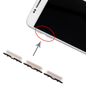Pour Galaxy S6 10 Set Touches latérales (Or) SH555J1392-20