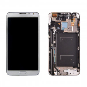 iPartsAcheter pour Samsung Galaxy Note 3 Neo / N7505 Écran LCD Original + Écran Tactile Digitizer Assemblée avec Cadre (Blanc) SI03WL815-20