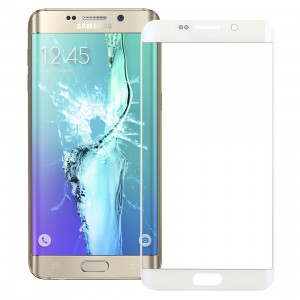 iPartsAcheter pour objectif Samsung Galaxy S6 Edge + / G928 écran extérieur en verre (blanc) SI55WL1053-20