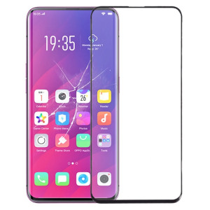 Pour OPPO Find X lentille extérieure en verre avec adhésif optiquement transparent OCA SH7731704-20