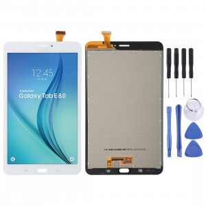 Ecran LCD et Digitaliseur Complet pour Samsung Galaxy Tab E 8.0 T3777 (Version 3G) (Blanc) SH70WL642-20