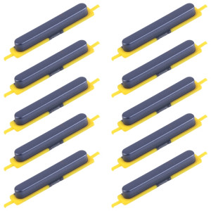 Pour Samsung Galaxy A25 SM-A256B 10 pièces Bouton d'alimentation et bouton de contrôle du volume d'origine (noir) SH021B1581-20