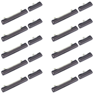 Pour Samsung Galaxy S24 Ultra SM-S928B 10 pièces bouton d'alimentation et bouton de contrôle du volume d'origine (noir) SH028B1350-20