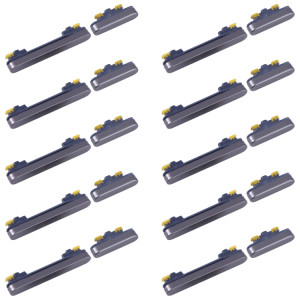Pour Samsung Galaxy S23 FE SM-S711B 10 pièces bouton d'alimentation et bouton de contrôle du volume d'origine (noir) SH031B1525-20