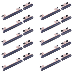Pour Samsung Galaxy A55 SM-A556B 10 pièces Bouton d'alimentation et bouton de contrôle du volume d'origine (bleu) SH035L1281-20
