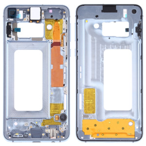 Pour Samsung Galaxy S10e SM-G970F/DS, SM-G970U, SM-G970W Plaque de cadre central avec touches latérales (Bleu) SH389L1257-20