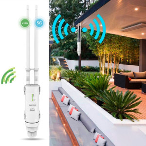 Prolongateur de portée Wi-Fi extérieur bibande haute puissance AC600 SH004314-20