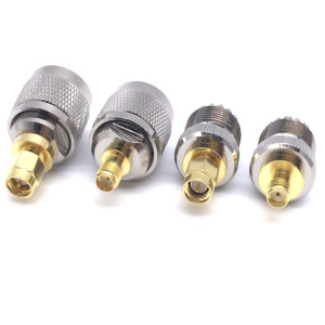 4 PCS / Set UHF PL259 SO239 au convertisseur de test de connecteur RF de prise SMA SH68421792-20