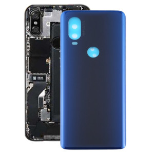 Cache Batterie pour Motorola Moto One Vision (Bleu) SH81LL1223-20