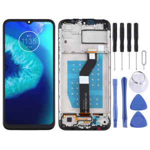 Écran LCD et numériseur complet avec cadre pour Motorola Moto G8 Power Lite (noir) SH099B1313-20