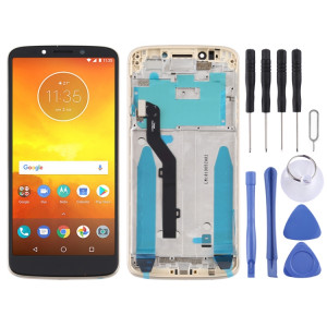 Écran LCD et numériseur complet avec cadre pour Motorola Moto E5 / G6 Play (Brésil) (or) SH03JL896-20