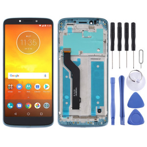 Écran LCD et numériseur complet avec cadre pour Motorola Moto E5 Plus (bleu) SH04LL461-20