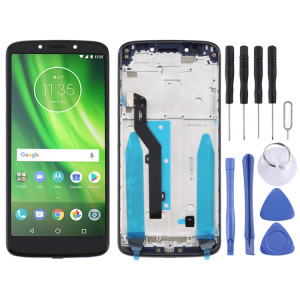 Écran LCD et numériseur complet avec cadre pour Motorola Moto G6 Play (noir) SH05BL1422-20