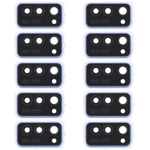 Couvercle d'objectif de caméra 10 PCS pour Huawei Honor V30 (Bleu) SH207L1842-20