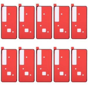 10 pièces adhésives de couverture de boîtier arrière d'origine pour Xiaomi Mi 10 Pro 5G / Mi 10 5G SH02451915-20