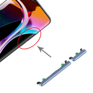 Bouton d'alimentation et bouton de contrôle du volume pour Xiaomi Mi 10 Lite 5G (Noir) SH250B73-20