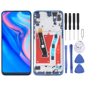 Écran LCD et numériseur Assemblage complet avec cadre pour Huawei Y9 Prime (2019) (bleu) SH467L654-20