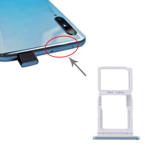 Plateau pour Carte SIM + Plateau pour Carte SIM / Plateau pour Carte Micro SD pour Huawei Y9s (Bleu Bébé) SH84TT1666-20