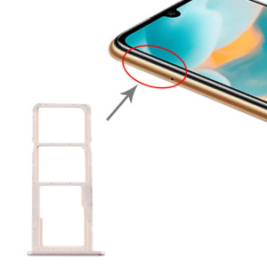 Plateau pour Carte SIM + Plateau pour Carte SIM + Plateau pour Carte Micro SD pour Huawei Y6 (2019) (Or) SH593J334-20