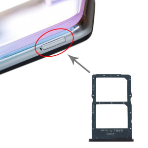 Plateau Carte SIM + Plateau Carte NM pour Huawei P40 Lite (Noir) SH600B619-20