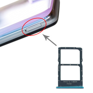 Plateau de la carte SIM + plateau de la carte NM pour Huawei P40 Lite (vert) SH600G1233-20